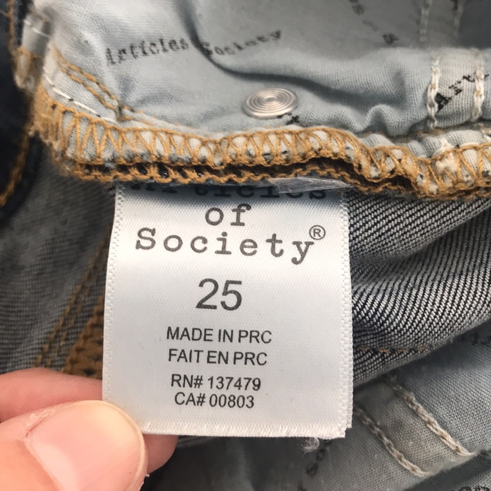 Articles of Society Skinny Jeans 25 - Picture 5 of 6